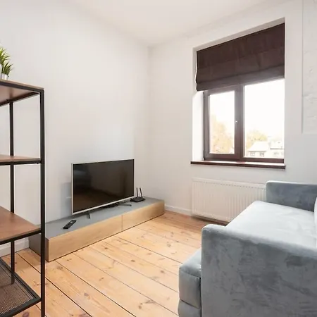 公寓 Tasteful 1bd In Rigas District 里加